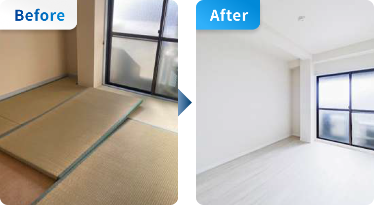 和洋変更 Before/After