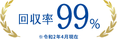 回収率99%