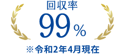 回収率99%