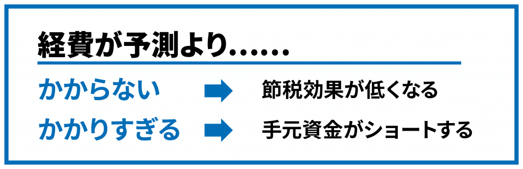 不動産投資の経費は予測より少なくても多くてもダメ