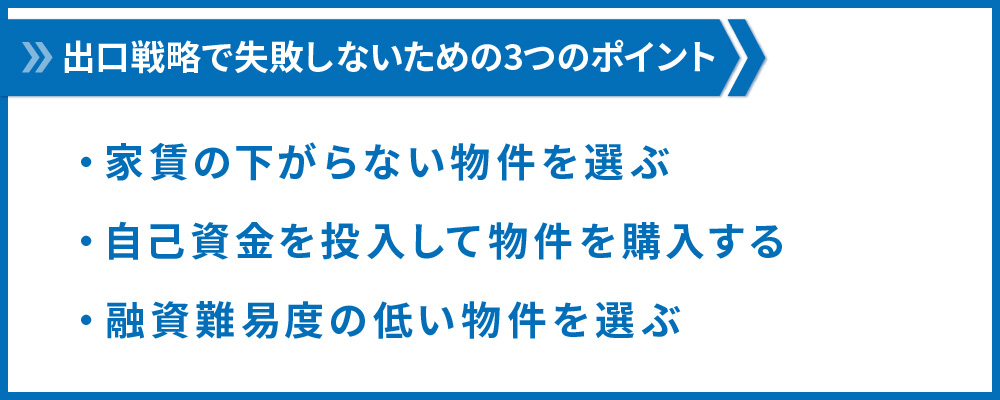 出口戦略の3つのポイント